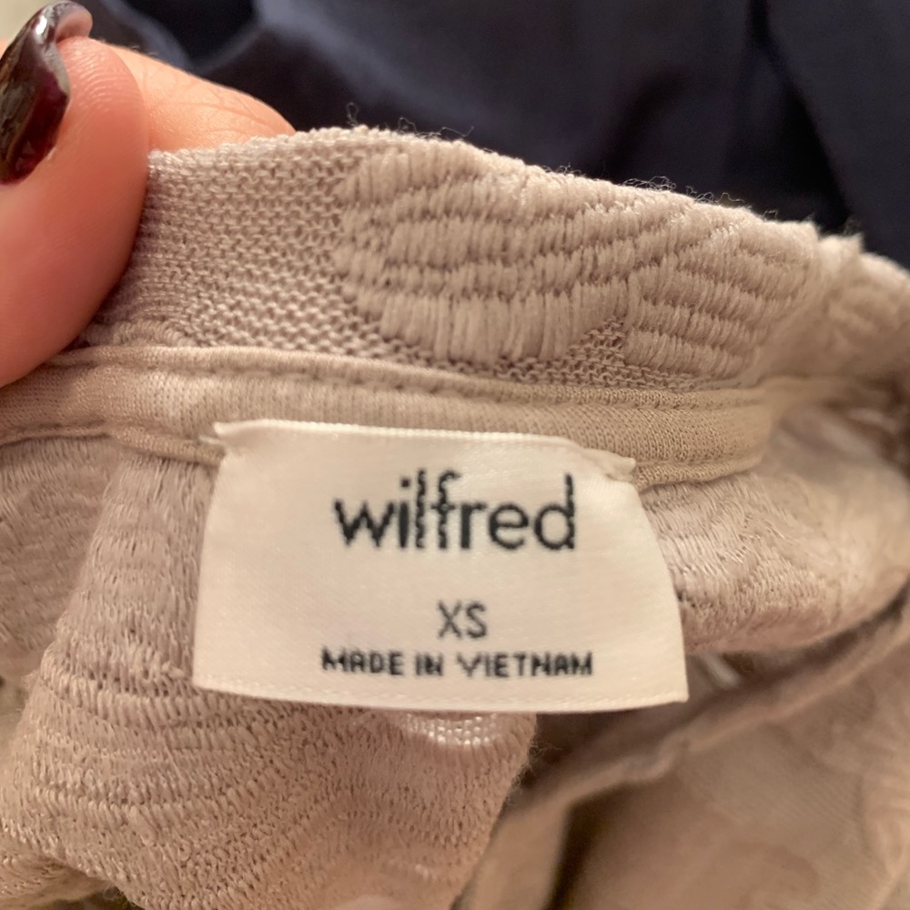 Wilfred cropped floral shirt